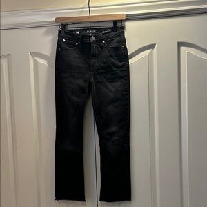 J. Crew Classic Black Jeans Demi boot crop size 24